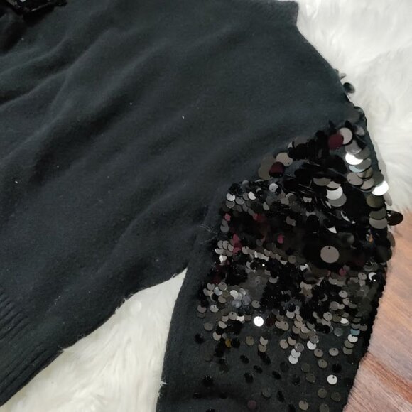 Los Angeles Atelier & Other Stories Wool Blend Sequin Turtleneck Sweater Large - Picture 7 of 13